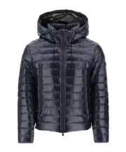 Lightweight hooded down jacket 1 Black