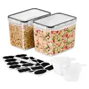 Sorbus Airtight Food Storage Containers with Lids (2 Pack)