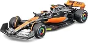 [Bburago] 1:43 Scale Die-Cast Collectible Car, McLaren Racing MCL60 (2023) w/ Norris #4, Multi Color, Unisex Adults