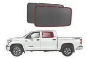 Genuine SNAPSHADES Car Rear Window Shades for Toyota Tundra CrewMax 2nd Gen (...
