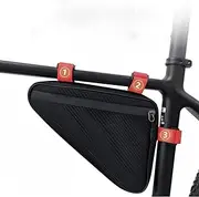 YounBeauty Bike Triangle Cycling Bicycle Front Tube Frame Pouch Saddle Bag, Black