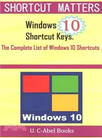 在飛比找三民網路書店優惠-Windows 10 Shortcut Keys ― The