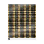 Rustic Plaid Wrapping Paper, Gift Wrap, Holiday Packaging, Birthday, Christmas,
