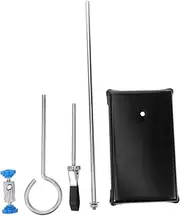 COSMEVIVI Laboratory Stand with Flask Clamp Heavy Duty Support for Beakers Equipment Easy to Assemble Disassemble Essential for Versatile Lab Metalware