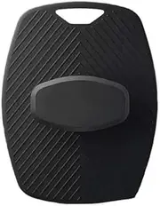 Silicone Body Scrubbers,Bath Silicone Scrubber Exfoliating Body Scrubber for Men Women with Storage Hooks,Shower Bath Brush for All Kinds of Deep Skin Cleaning(Oval Black)