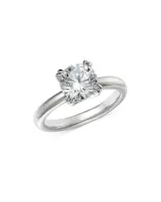 Bloomingdale's Fine Collection Certified Diamond Solitaire Ring in 14K White Gold featuring diamonds with the DeBeers Code of Origin, 2.50 ct. t. w.