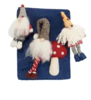 NWT Mud Pie Gnome Finger Puppets | 3 Puppets & Pouch