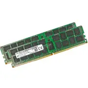 Micron 32GB 2X16GB 2Rx4 PC4-2133P DDR4 2133Mhz 288pin ECC Reg Server Memory