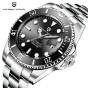 43mm PAGANI DESIGN 1639 Mechanical Men's Watch 100M Waterproof Ceramic Bezel Box