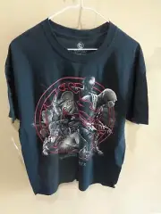 Mortal Kombat X T-Shirt Video Game Rayden Sub Zero Gamer Gaming sz L