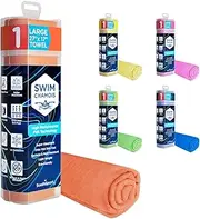 South Sport Swim Shammy Quick Dry Beach Towel - Super Absorbent, Scratch-Free Cloth, Fast Drying for Camping & RV