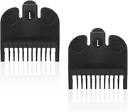 For Wahl Professional #1 Guide Comb Attachment No.1 1/8" (3.0mm) （black）(2 pack)