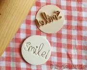Smile Stamp Embosser Cookie Cutter Pastry Fondant Dough Biscuit