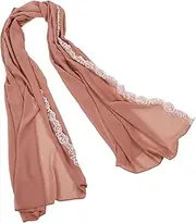 [TENDYCOCO] Chiffon Headscarf Womens Scarf Hijab Scarf for Women Head Scarf for Women Decorative Hijab Head Scarf Women Hijab Scarf Lace Scarf for Women Arab Hijab Scarf Casual Silk Scarf Miss