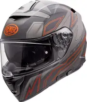 Premier Helmet Devil EL 93 BM XS , color: Matt Grey/Dark Grey/Orange , size: XL