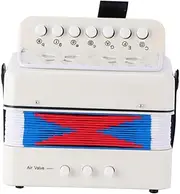 HAMPPLIES 1PC Mini Accordion Educational Music Instrument for Beginner Enhance Creativity Coordination present for Development