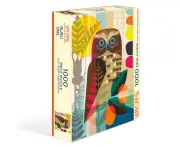 1000pc WerkShoppe 49x67.6cm Ruru Owl Children Jigsaw Puzzle w/ Inserts 13y+