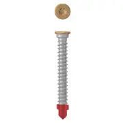 AnchorMark Timber to Metal Decking Screw 5.5X45 316 Stainless (A4) BLACKBUTT HEAD BOX 100