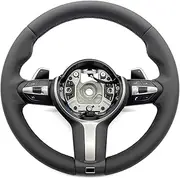 Full Leather MultiFunctional Steering Wheel Assembly Compatible With BMW F30 F10 F20 F22/23/44/F32/F33/36(Lavender)