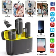 Wireless Lavalier Microphone Audio Video Recording Mini Mic For Android/iphone G