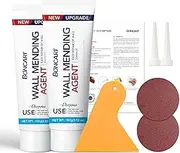 Wall Repair Kit,2 Pack Wall Mending Agent,with Scraper, Dry Wall Repair,Wall Surface Hole Fill Quick and Easy Solution