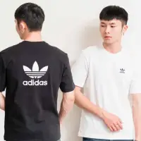 在飛比找momo購物網優惠-【adidas 愛迪達】日線 男版 胸前刺繡三葉草背後大LO