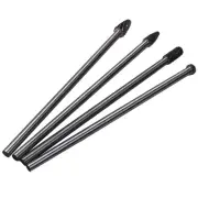 10X(4Pcs Long Reach Rotary Burr Cut Tungsten Carbide Bit 1/4 Inch Shank 62499