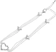 [SHERCHPRY] Titanium Steel Foot Ankle Chain Bracelet Fashion Multilayer Ankle Bracelet for Women