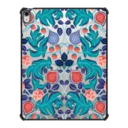 iPad Air 13-inch (M2/M3) iPad Impact Case Fruits (Teal) by Catherine Marion