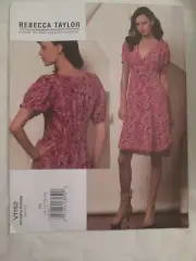 Vogue 1152 Rebecca Taylor American Designer Dress Pattern 8-14 Princess Seams