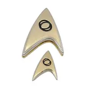 [StarTrek] Quantum Mechanix Star Trek Discovery Enterprise Science Badge & Pin Set
