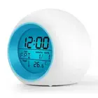 Kids Alarm Clock - Light Digital Clock With 7 Colors Changing, Press1161
