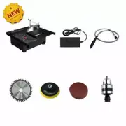 Electric Multifunction Mini Table Saw Woodworking Lathe Polisher Grinder Cutters
