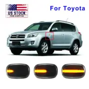 2x Dynamic LED Turn Signals Side Marker Light For Toyota Hilux Prius Rav4 Vios (for: Toyota)