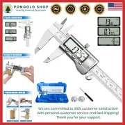 Precision 6 Inch Stainless Steel Digital Caliper with Large LCD Display