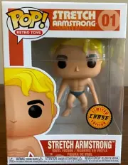 Funko Pop Stretch Armstrong 01 Chase Variant Vinyl Figure w/ Soft Protector New