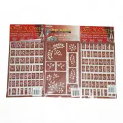 Etch & Blossom: Reusable Lettering Set - Upper & Lowercase + Berry Floral Design