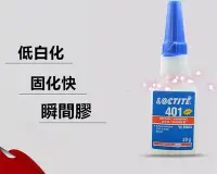 在飛比找Yahoo!奇摩拍賣優惠-loctite 樂泰 401 瞬間膠20g 快干膠 瞬間接著