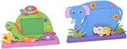 Cartoon Animal Photo Frame Crafting Set 2 Pcs/kit Unique Handmade Materials for Boys and Girls Random Style