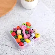 Kids Lacing Beads Hand Training String Toy Montessori Beads Toy