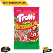 Trolli Sour Watermelon 1 KG-Tangy & Chewy Gummy Candy Bulk Pack AU
