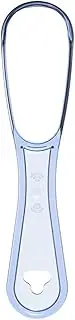 Adult Tongue Cleaners Scraper Care Mouth Tool Hygiene Brush Plastic Simple Unisex Reusable Toothbrush Kids Travel, Light Blue