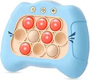 DRSM Pop Fidget Toy It Game Handheld Game for Kids 6-12, Sensory Fidget Toys for Kids 8-12,Electronic Quick Push Game, Birthday Gifts for 6 7 8 9 Year Old Boys & Girls & Teens (Blue 2) (Blue)