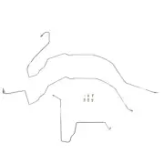 For 63-66 GMC 1500 Dual M/C, Power Disc Conv. Front Brake Line Kit TKT6412OM-CPP (for: Chevrolet)