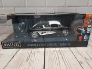 Jada Universal Monsters WOLFMAN Figure & 1957 CHEVY CORVETTE Diecast 1:24 Scale