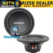 2 MEMPHIS AUDIO SRX1240 12" SUBS 500W SINGLE 4-OHM SUBWOOFERS BASS SPEAKERS NEW