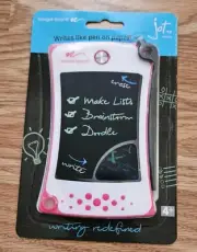 New Boogie Board Jot Pocket Reusable LCD Writing Tablet with 4.5” Screen Pink