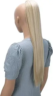 PRETTYSHOP PH629 65 cm Hairpiece with Drawstring Closure Long Hair Ponytail Hair Extension Straight Blonde with Highlights