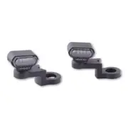 HIGHSIDER LED turn signal with CNC mirror mounting TYPE 1, black