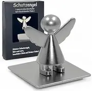 Magnetic Guardian Angel Note Holder: Your Car Cockpit Companion, Ideal for Notes, Parking Tickets, 3 cm (Silver 2)